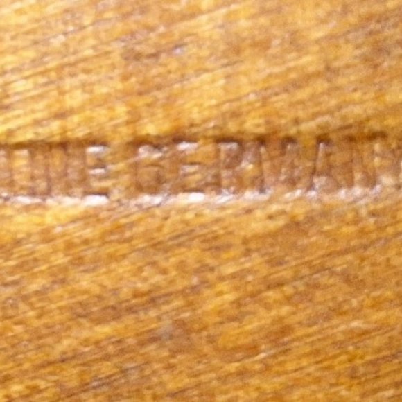 Old Vintage Wood Springerle Cookie Roller Pineapple Made in US Zone Germany 9" - Picture 6 of 12